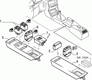 VARIOUS CONTROL PUSH BUTTONS AND SWITCHES 