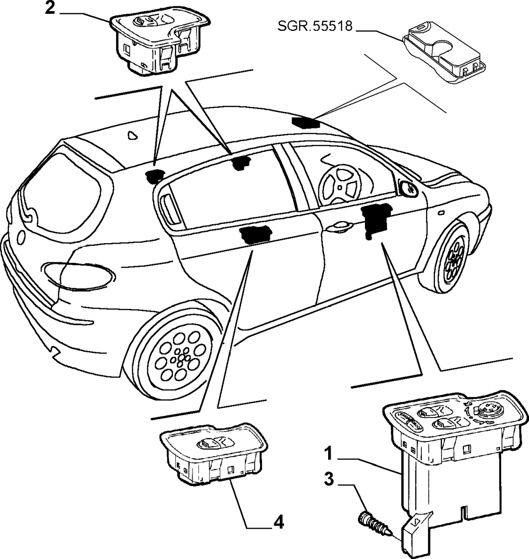 VARIOUS CONTROL PUSH BUTTONS AND SWITCHES  2
