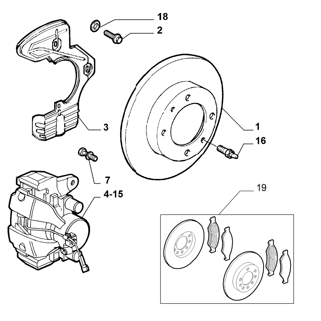 FRONT WHEEL BRAKES