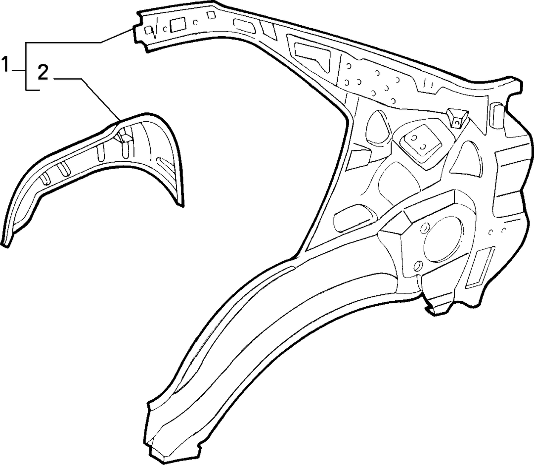 BODYSHELL,STRUCTURE (CENTRAL PART)