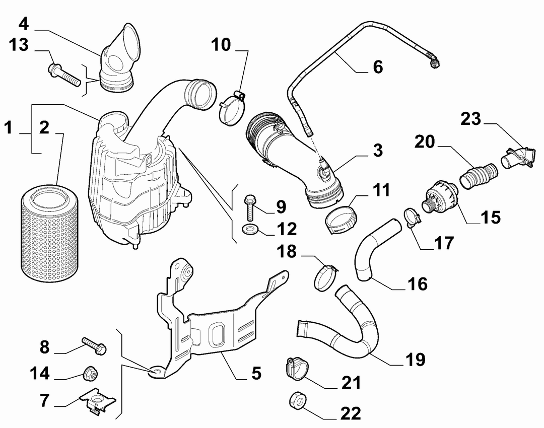 AIR FILTER AND PIPING 3