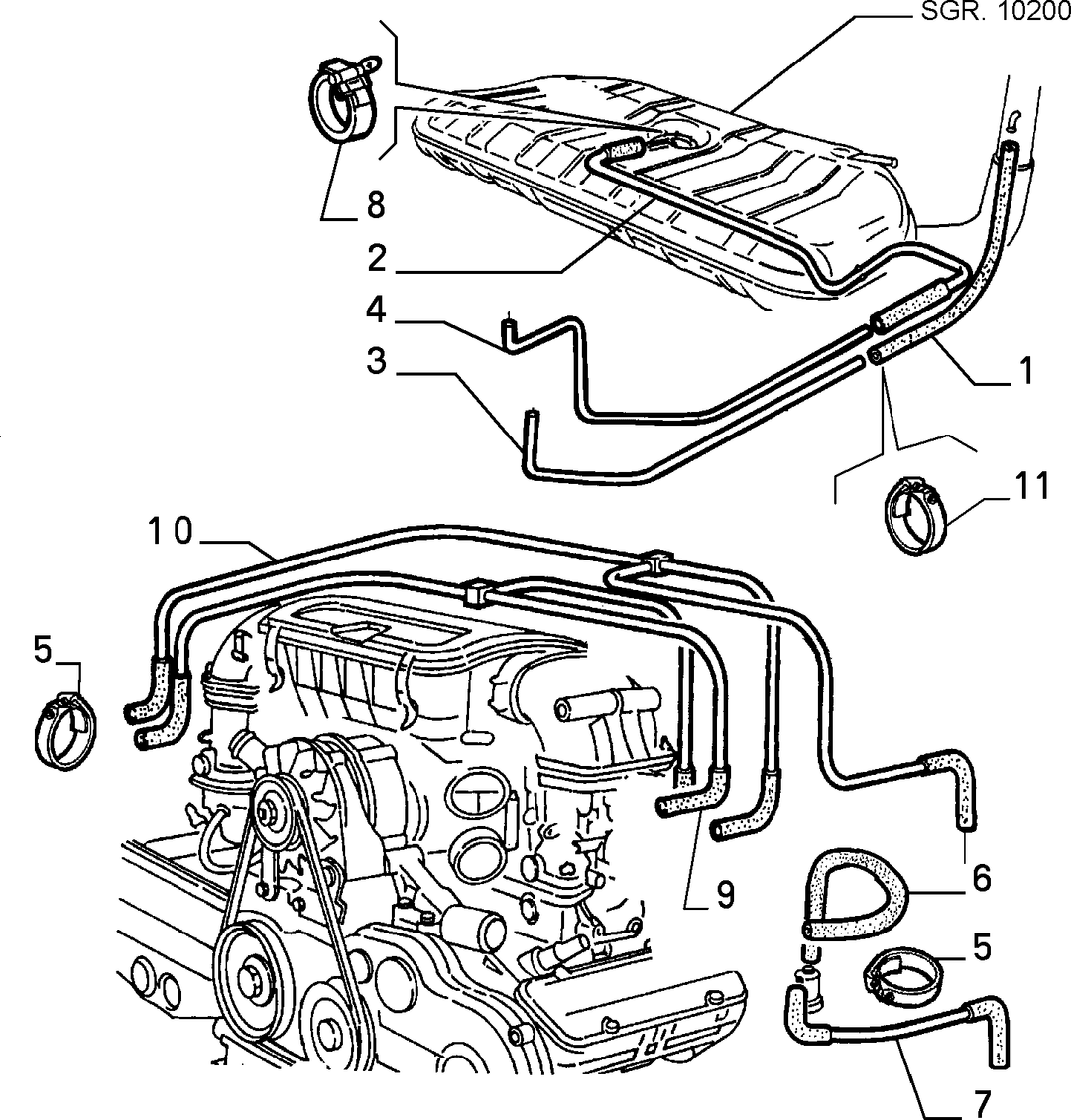 FUEL TANK PIPING 2