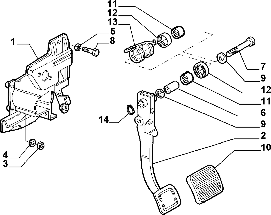 BRAKE PEDAL CONTROL 1