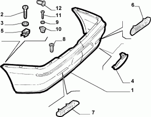 REAR BUMPER 