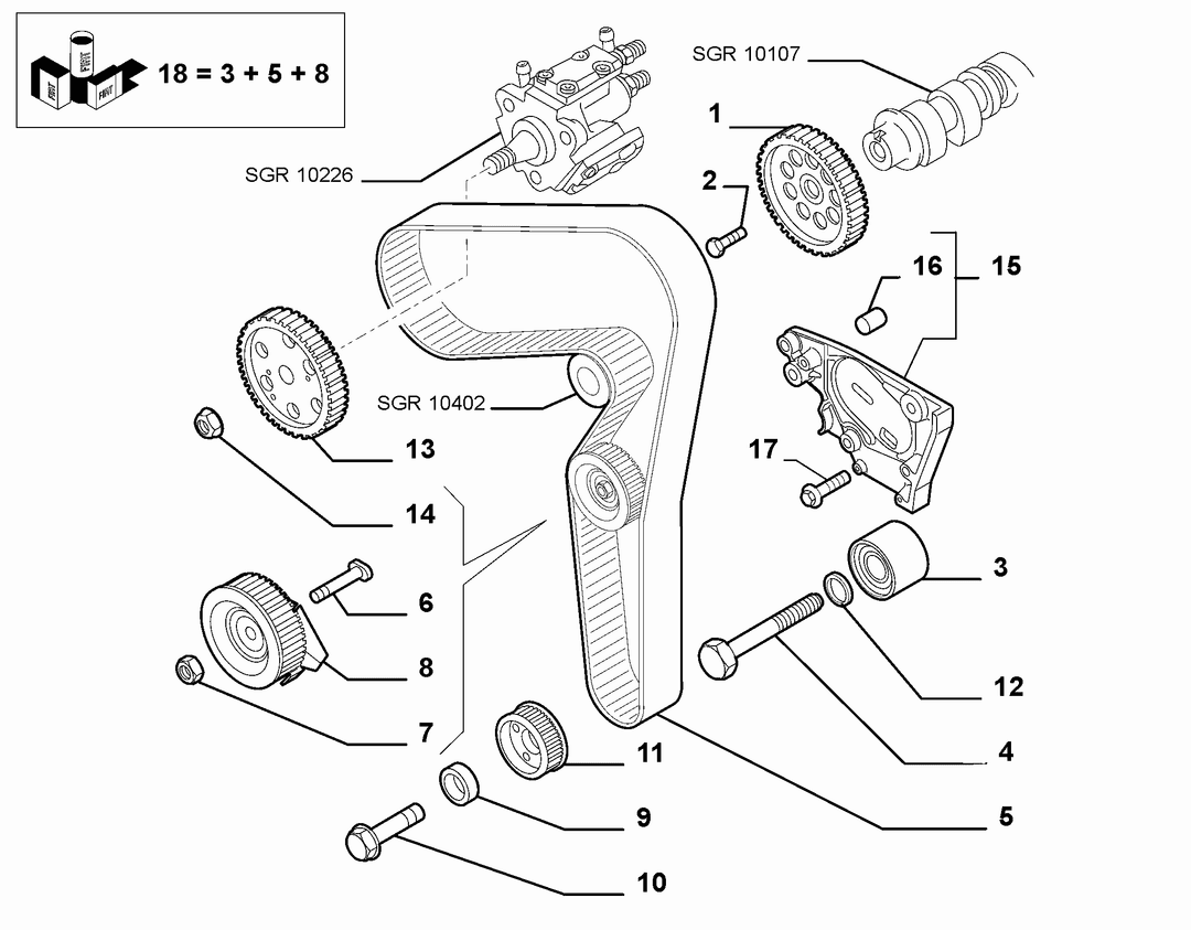 CAMSHAFT DRIVE 6