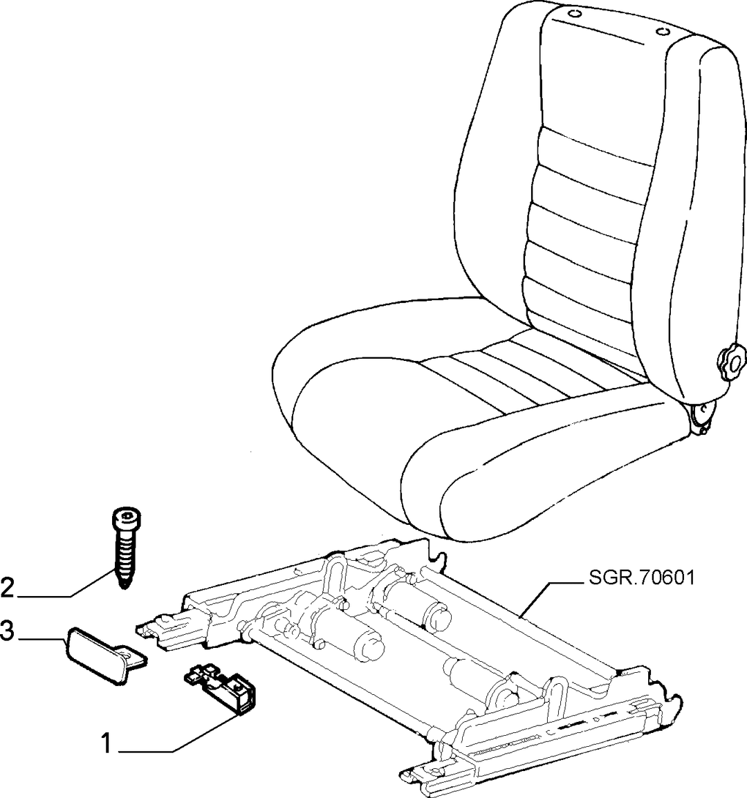 FRONT SEAT RAILS 