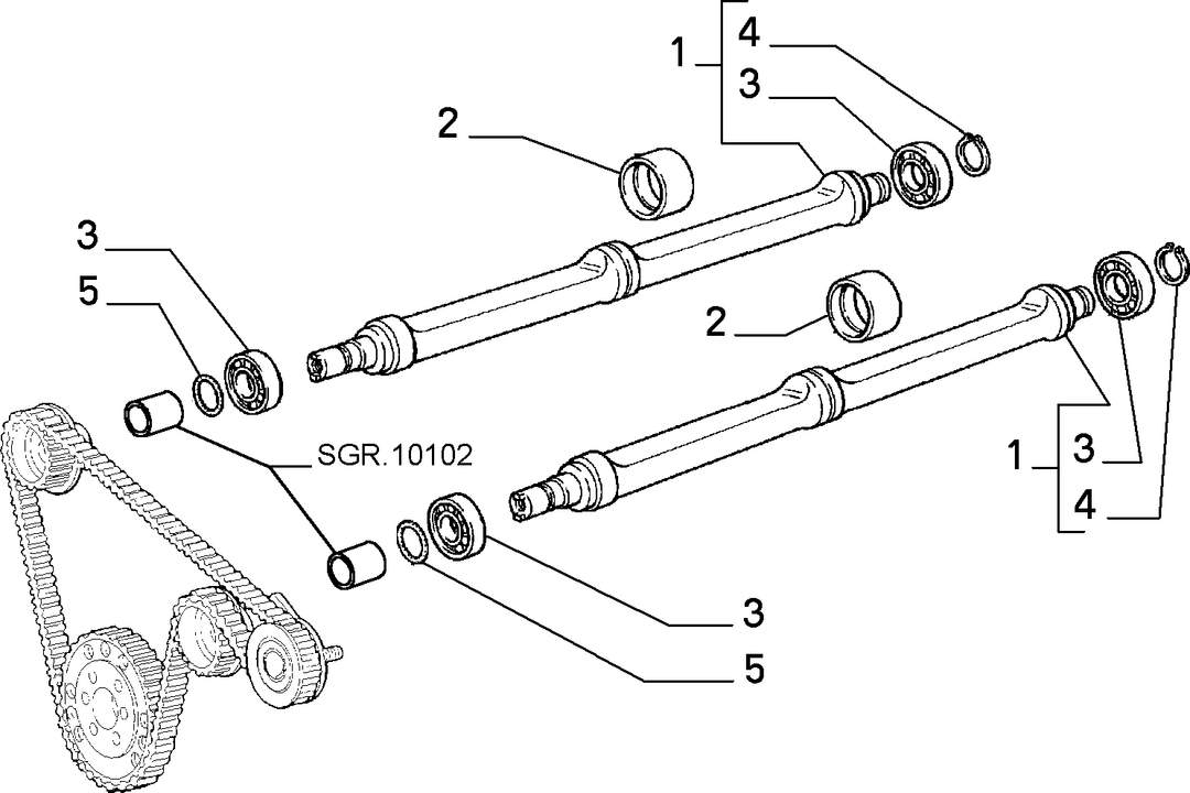 VARIOUS CONTROLS (BELTS AND PULLEYS) 3