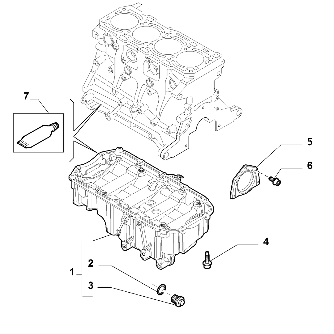 BLOCK SUMP AND COVERS 6