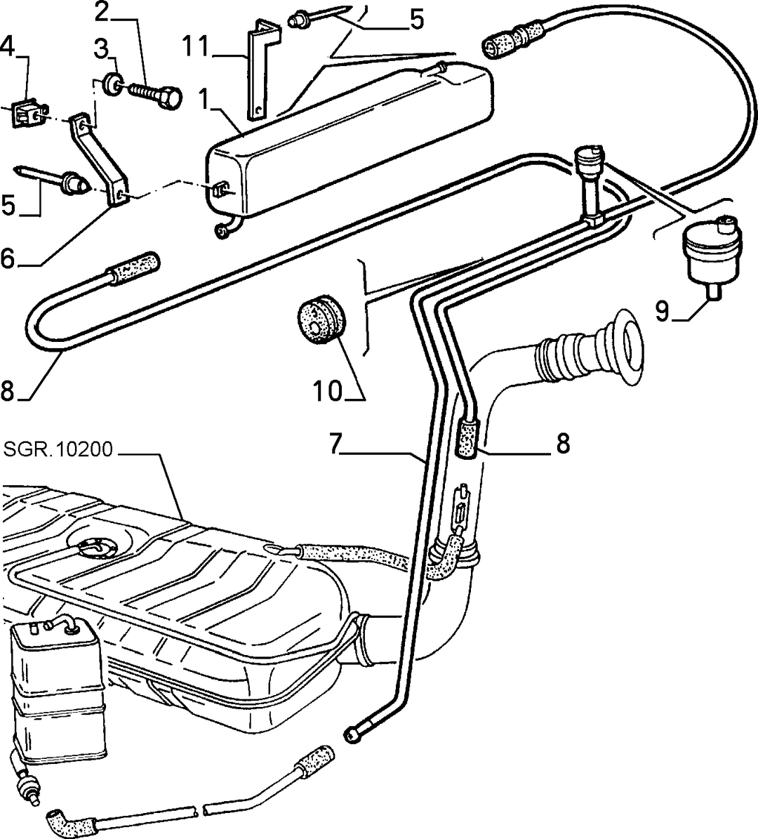 FUEL TANK PIPING 7