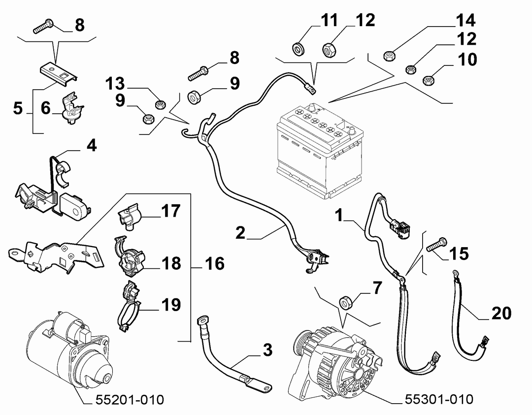 BATTERY HARNESS 4