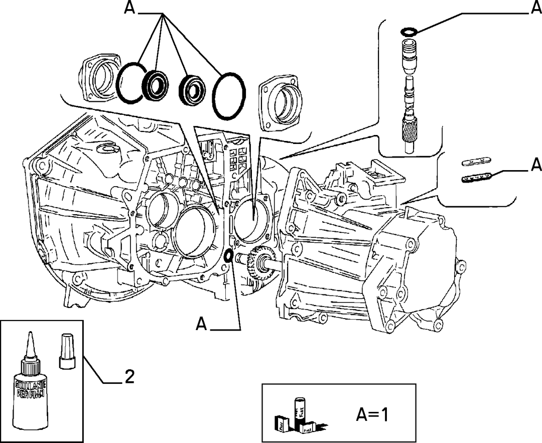 TRANSMISSION AND DIFFERENTIAL UNIT, CASING AND COVERS 3