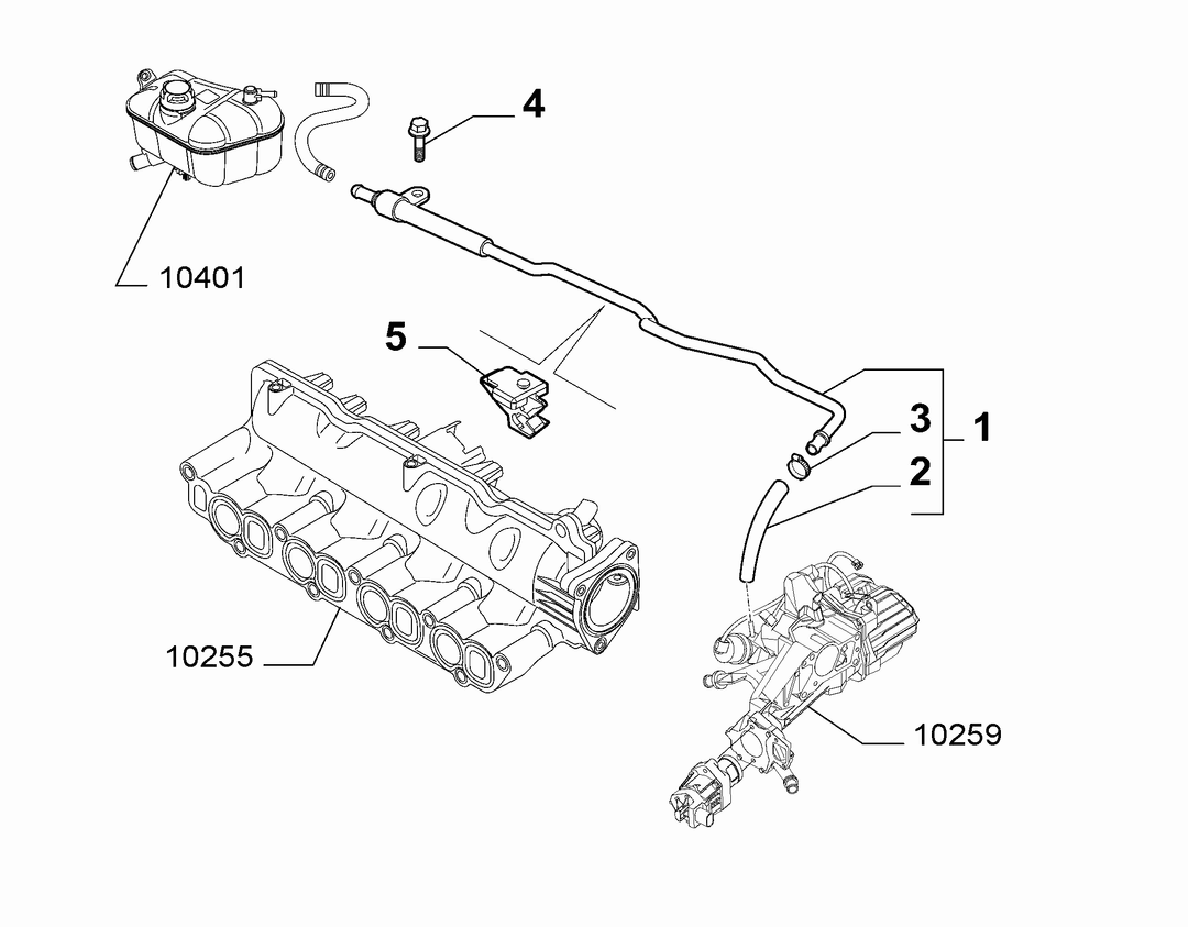 WATER PUMP, PIPES AND THERMOSTAT 2