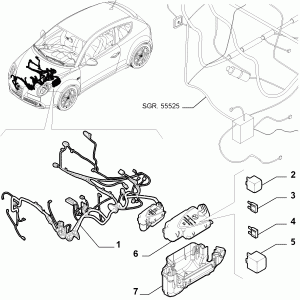 CABLE HARNESS (FRONT)