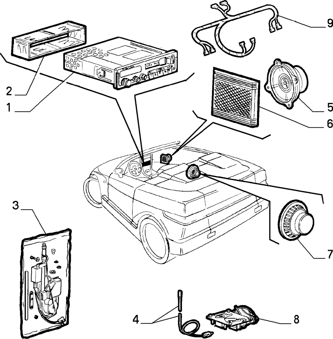 CAR RADIO DEVICES