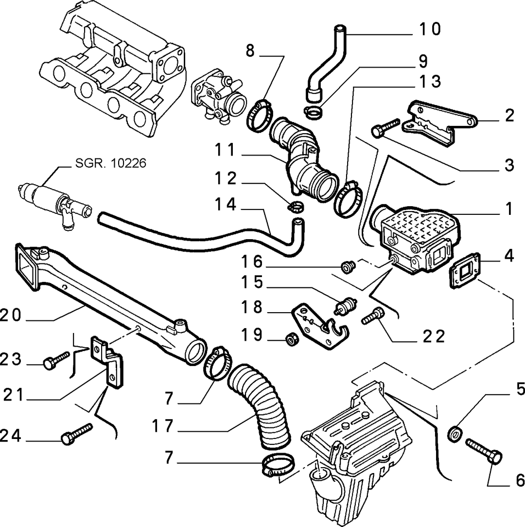 AIR FILTER AND PIPING 3