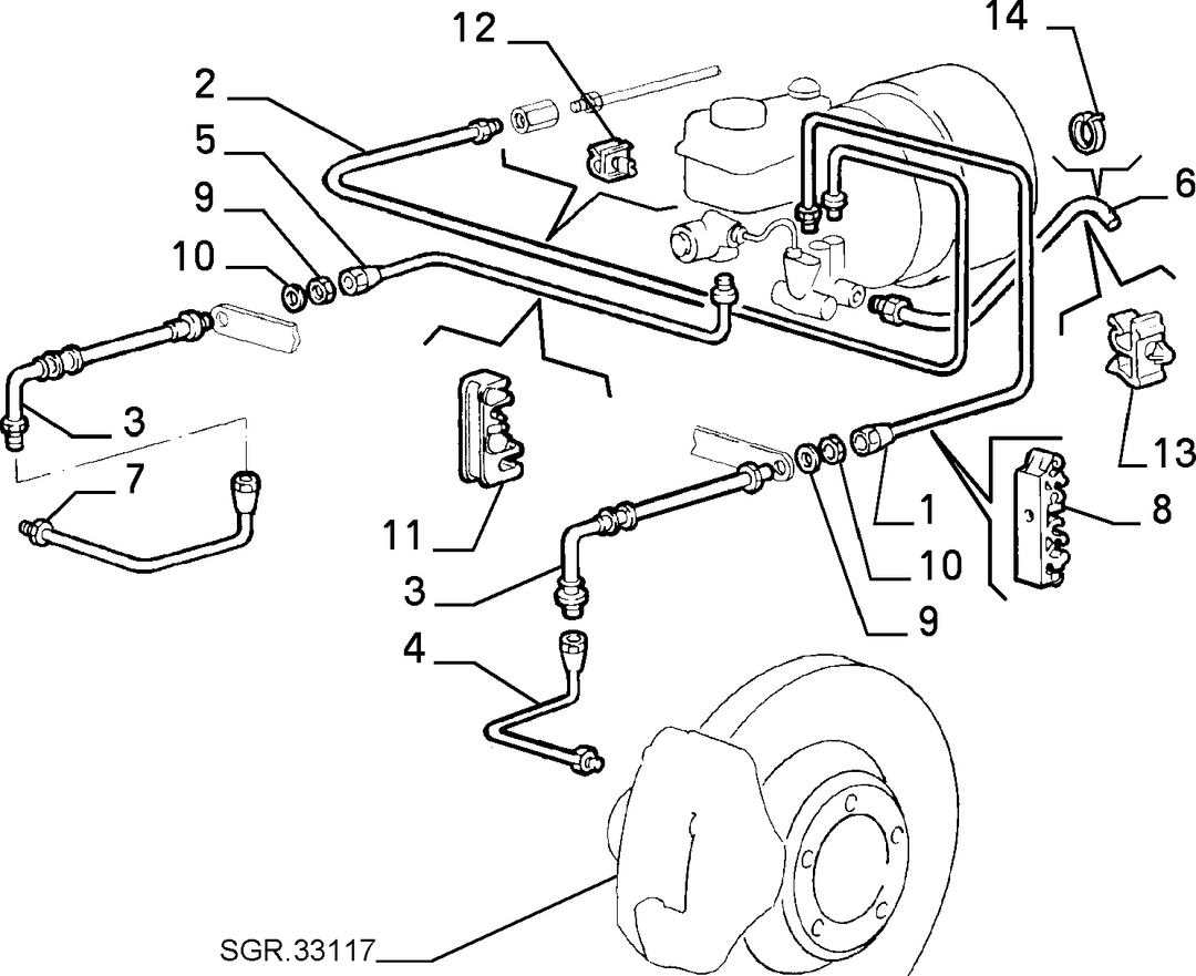 BRAKE HYDRAULIC SYSTEM  2