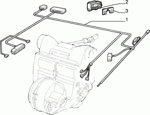 CABLE SET (CENTRAL PART)