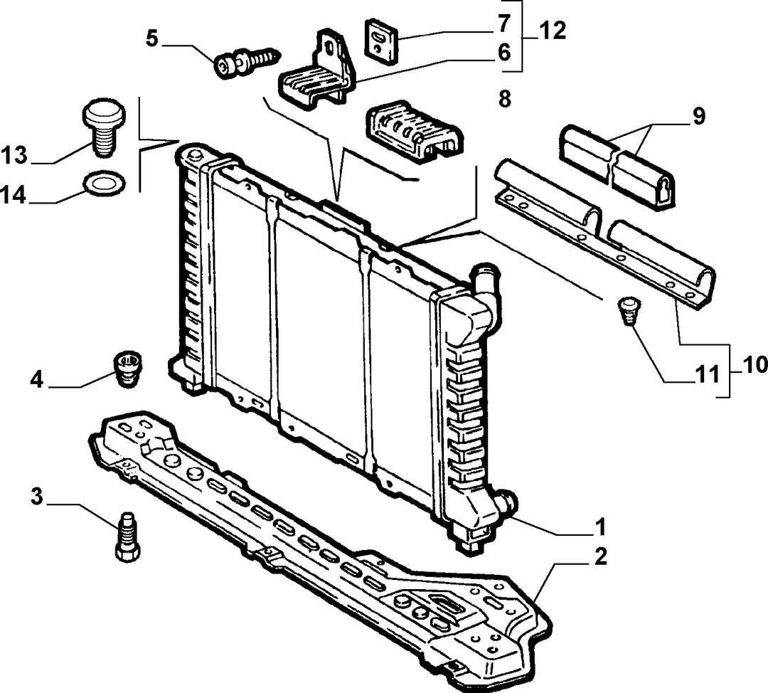 RADIATOR AND PIPING 4