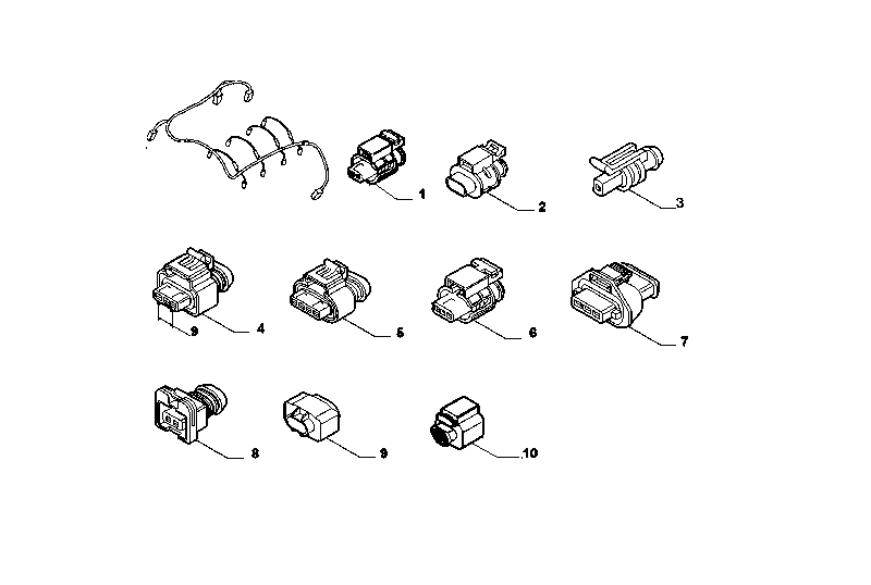 ENGINE HARNESS CONNECTORS