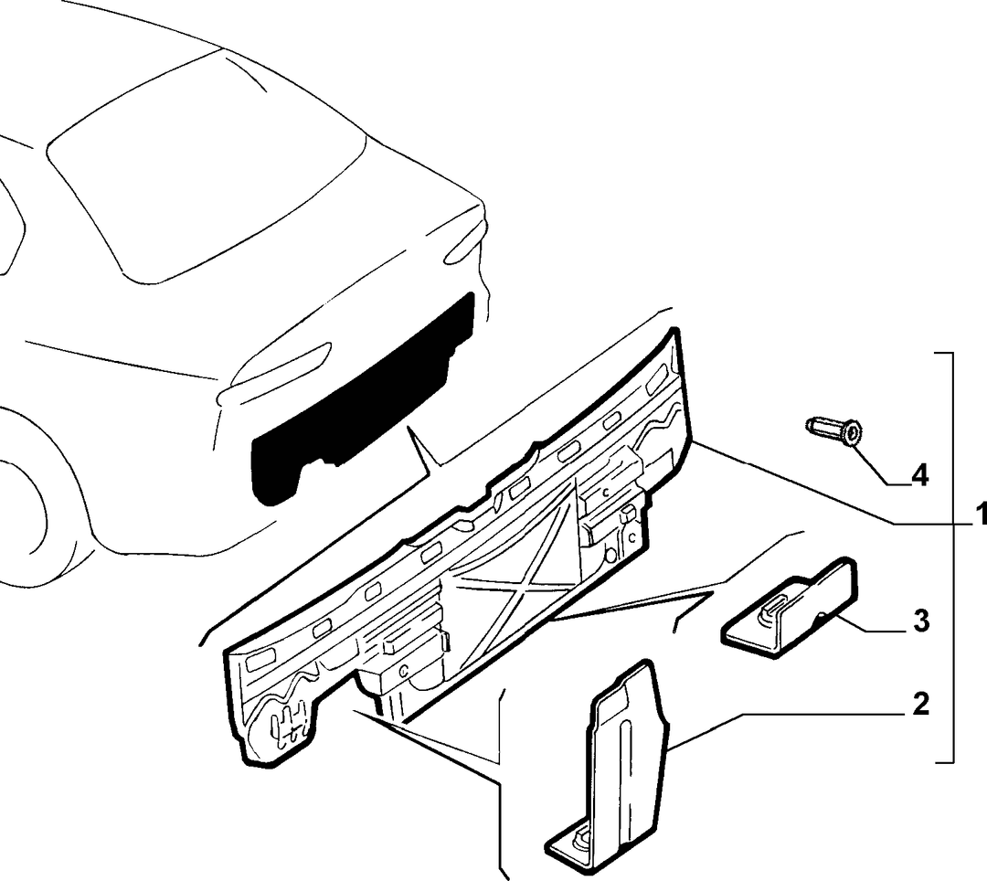 BODYSHELL, PANELS (REAR PART) 1