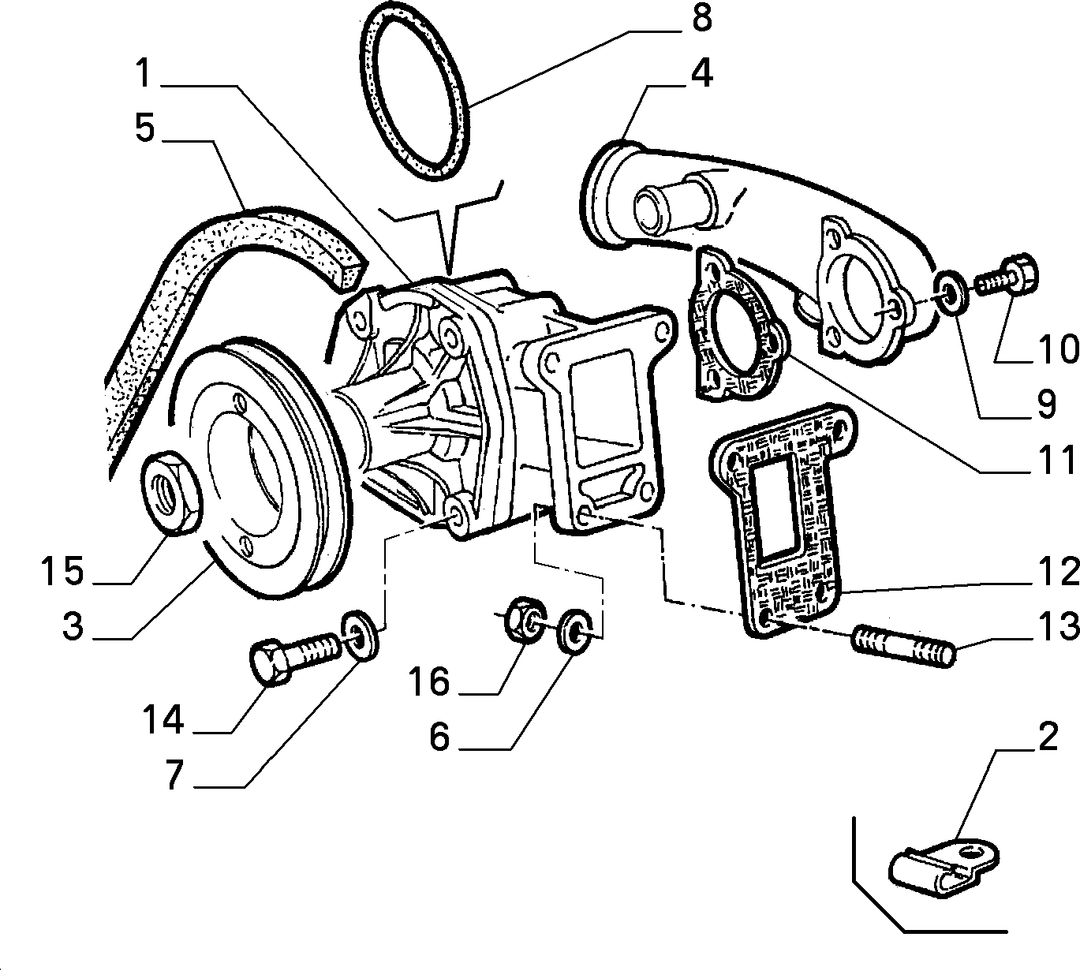 WATER PUMP AND LINES 3