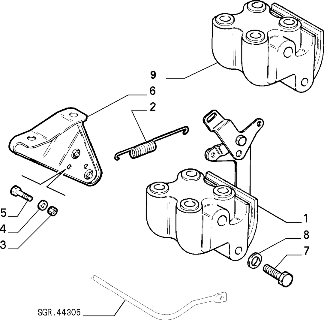 HYDRAULIC BRAKE CONTROL WITH ANTISKID 7