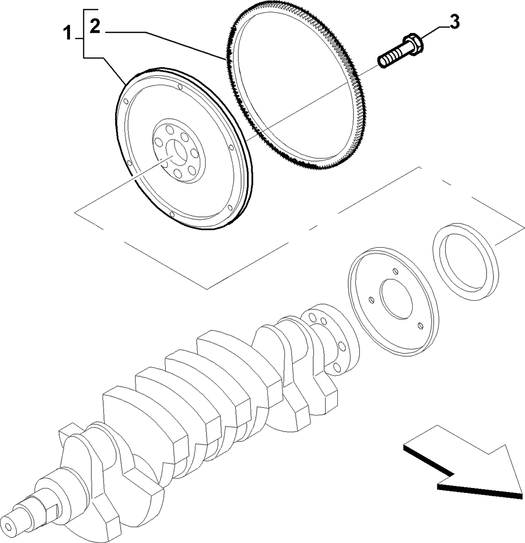 CRANKSHAFT AND FLYWHEEL 11