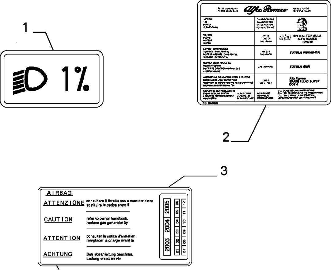 PRESCRIPTION AND INFORMATION NAME PLATE  1