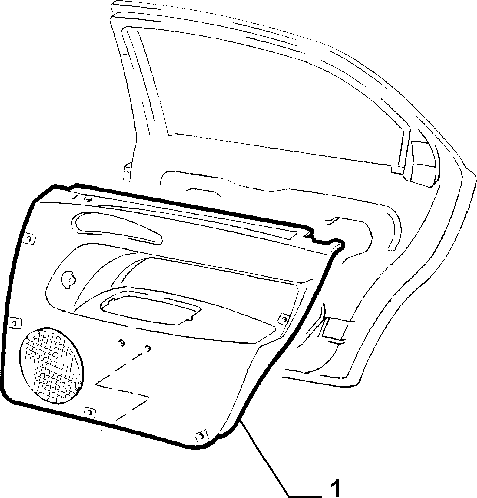 PANELS FOR REAR SIDE DOOR 6