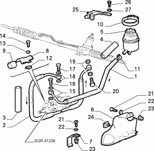 POWER STEERING HYDRAULIC SYSTEM 