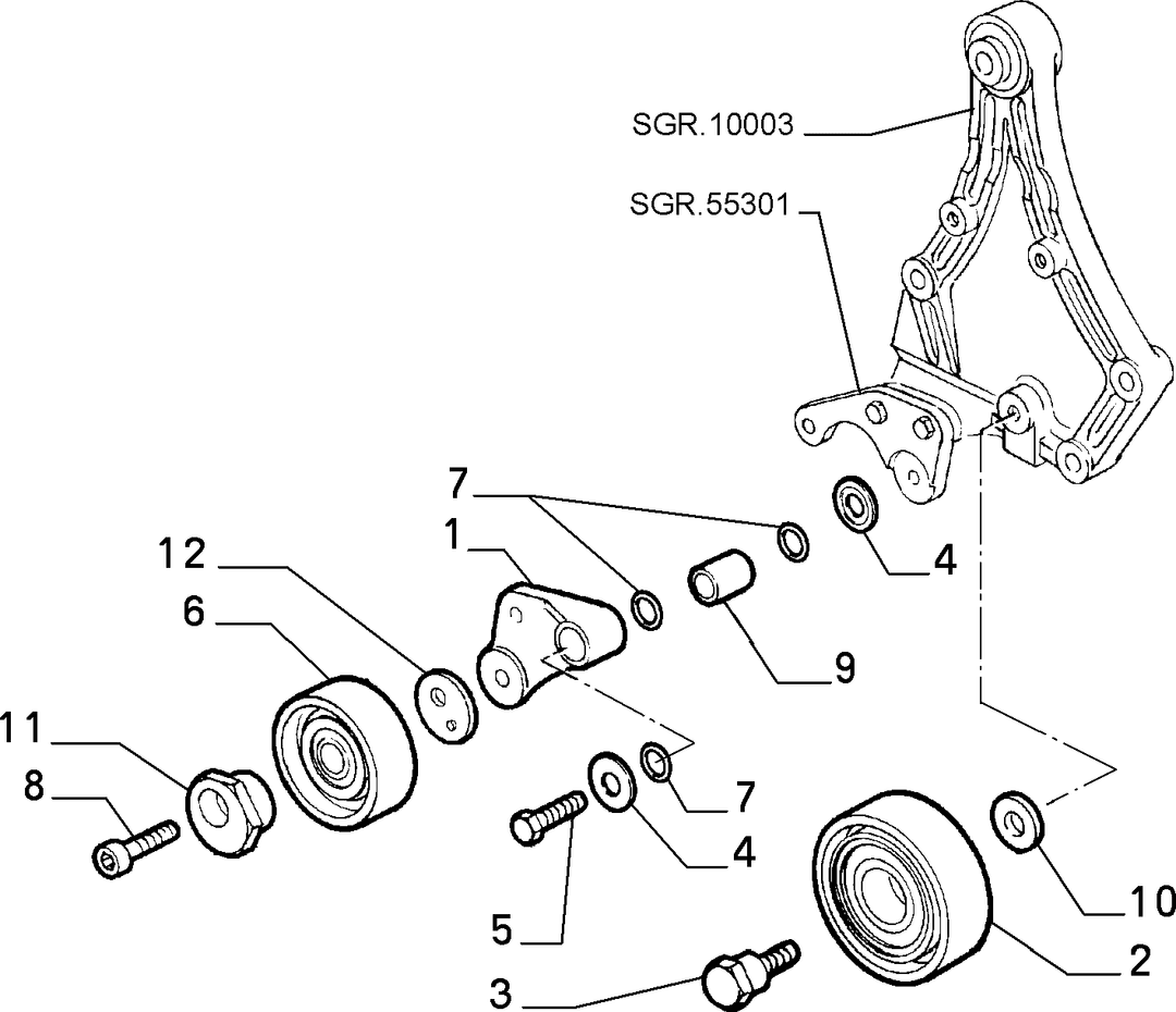 VARIOUS CONTROLS (BELTS AND PULLEYS) 11