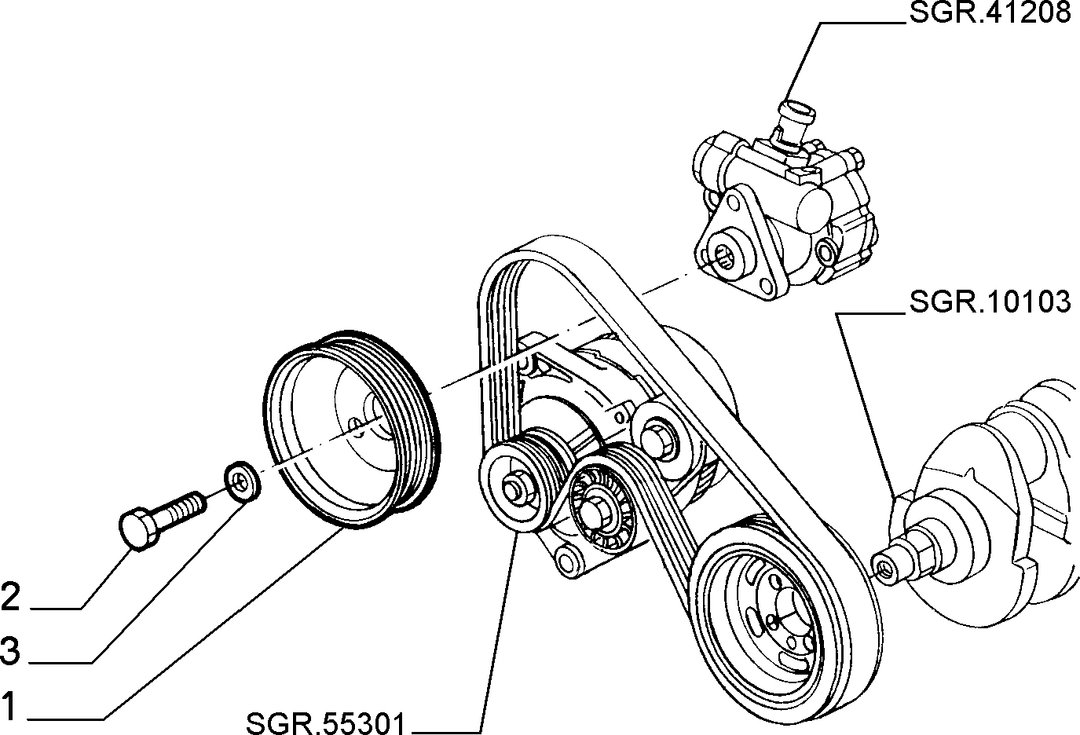 VARIOUS CONTROLS (BELTS AND PULLEYS) 6