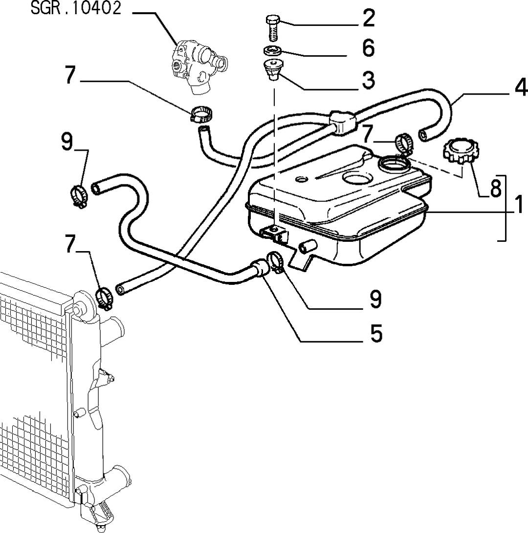 RADIATOR AND PIPING 9