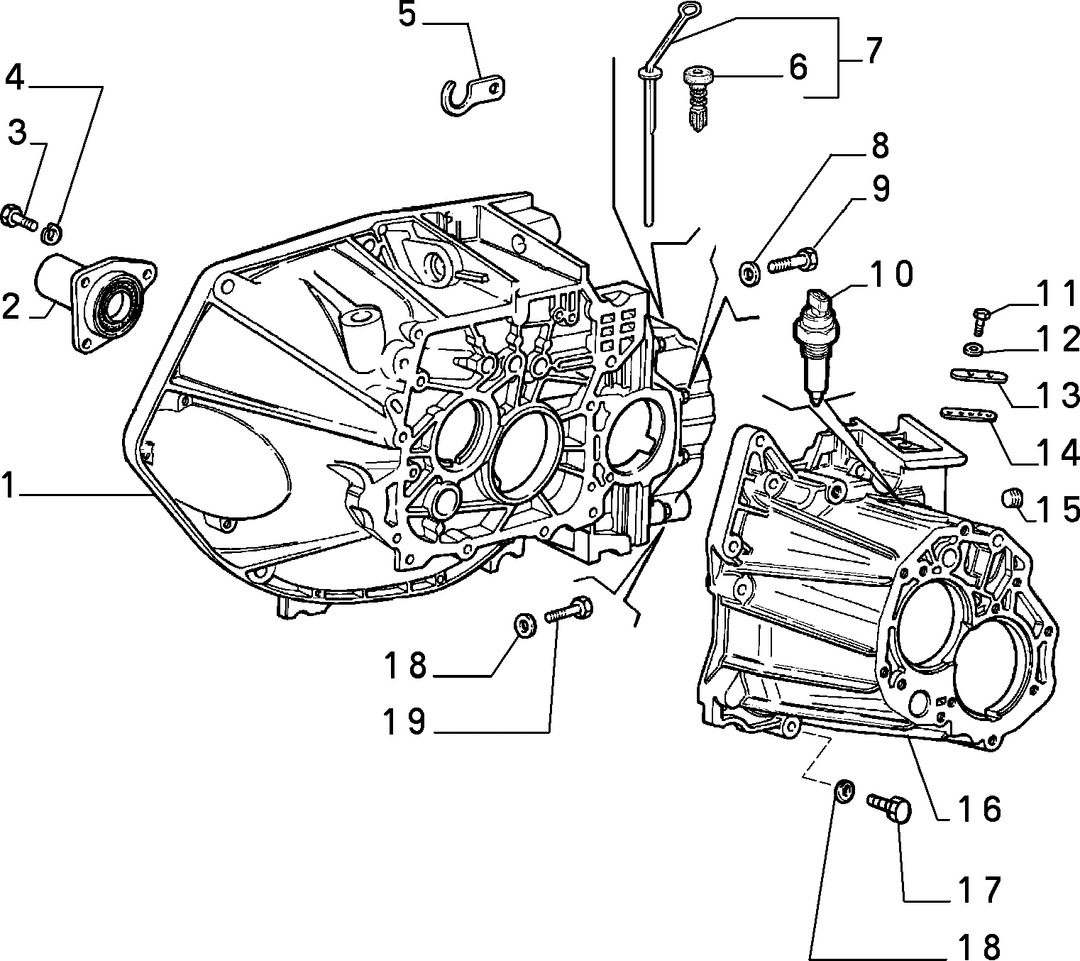 TRANSMISSION AND DIFFERENTIAL UNIT, CASING AND COVERS 4