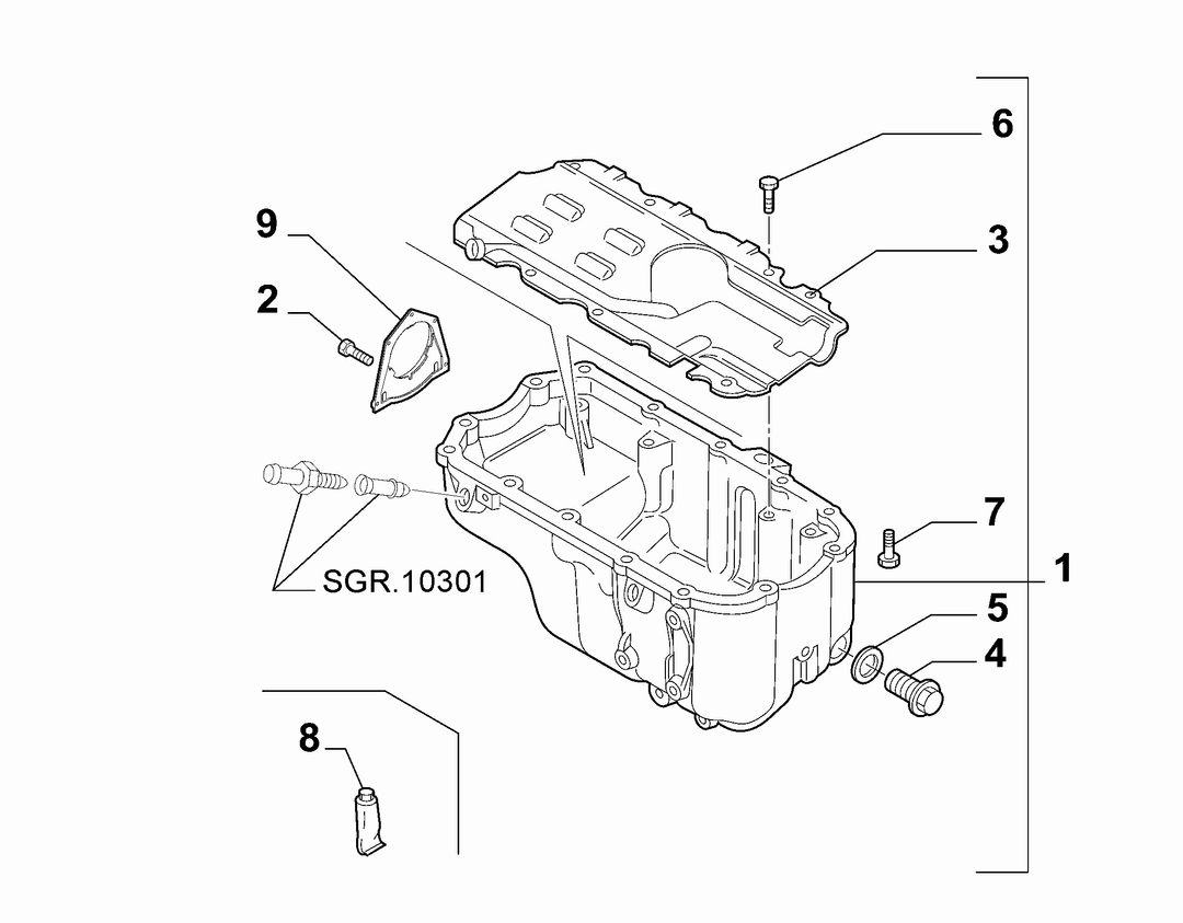 BLOCK SUMP AND COVERS 11