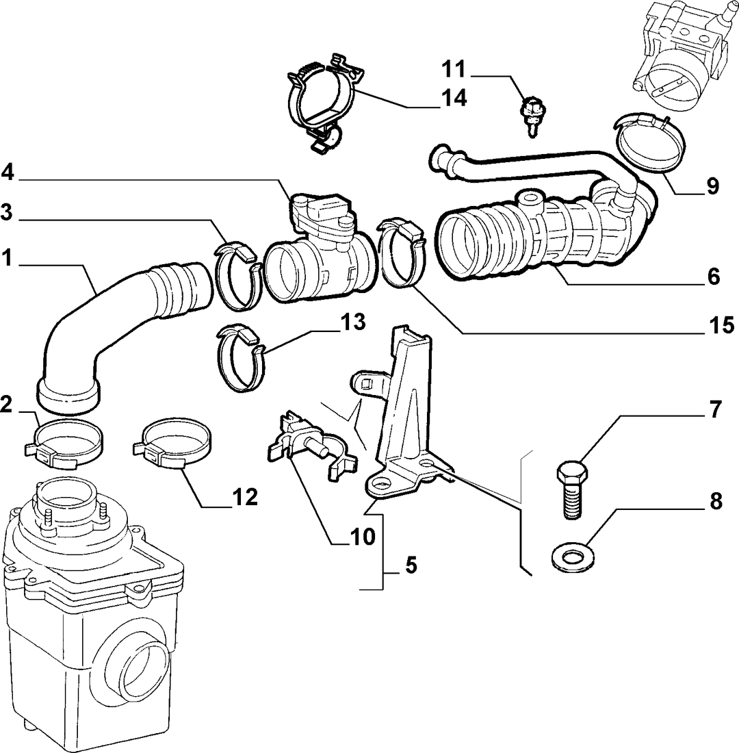 AIR FILTER AND PIPING 3