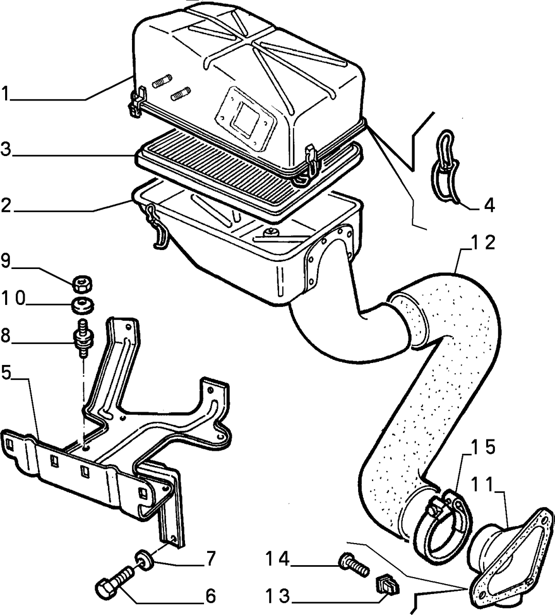AIR FILTER AND PIPING 3