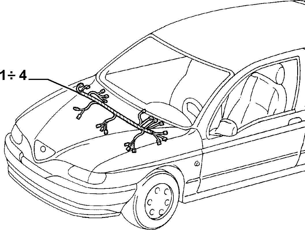 CABLE HARNESS (CENTRE)