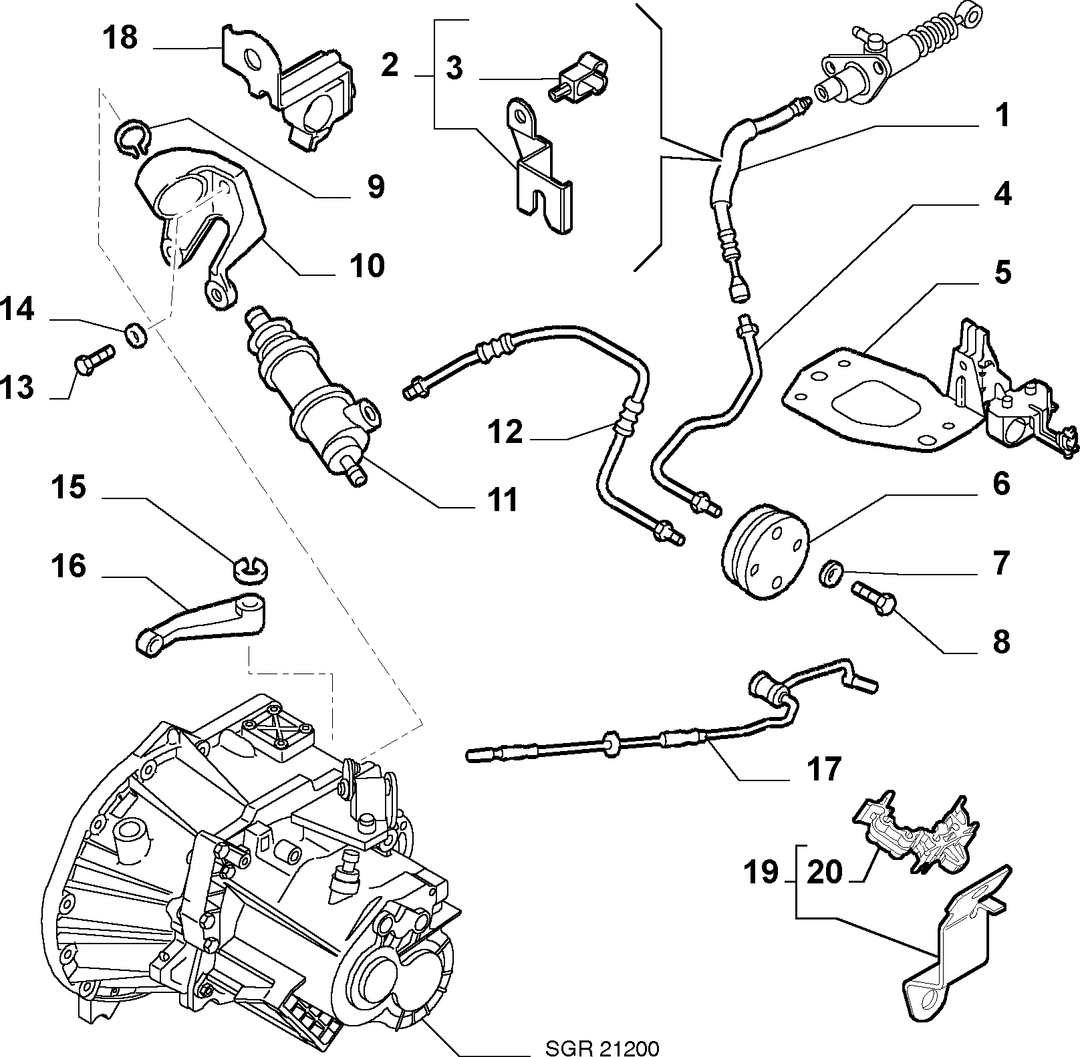 CLUTCH RELEASE HYDRAULIC CONTROL 2