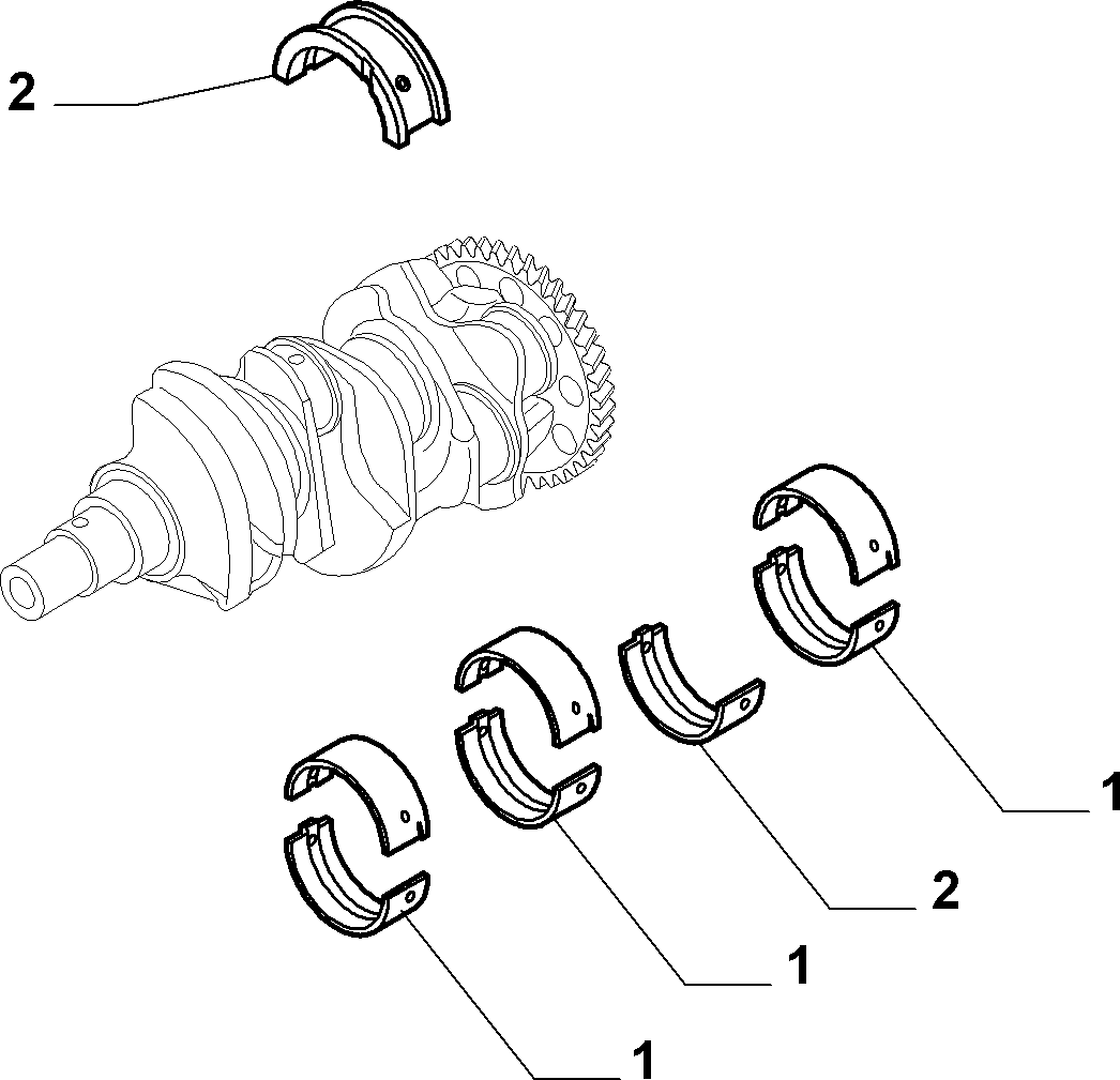 CRANKSHAFT AND FLYWHEEL 4