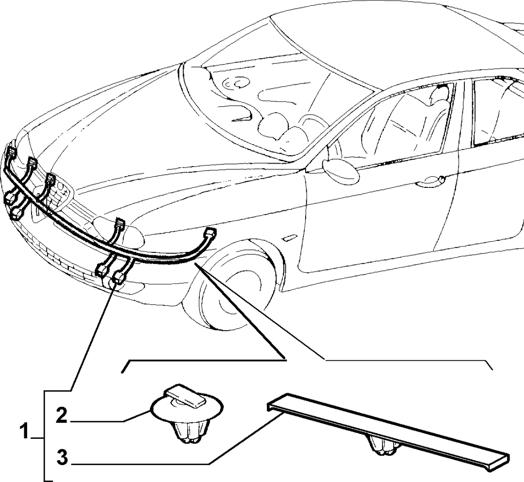CABLE HARNESS (FRONT) 2