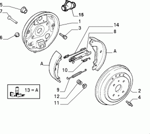 REAR WHEEL BRAKES