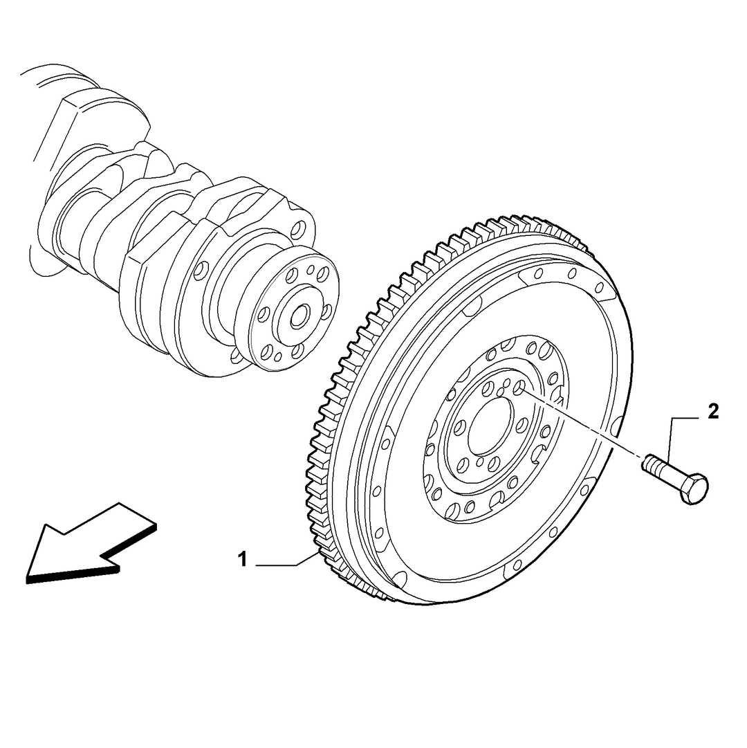 CRANKSHAFT AND FLYWHEEL 11