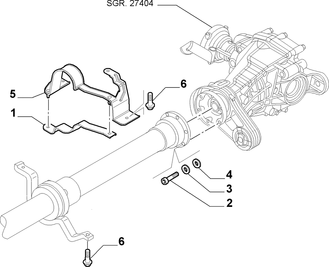 TRANSMISSION-TO-AXLE PROPELLER SHAFT 2