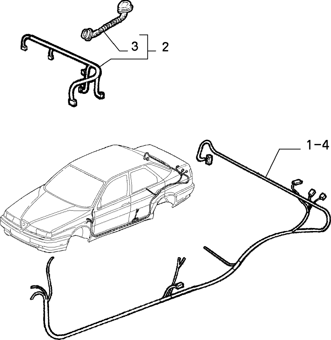 CABLE HARNESS (REAR SEAT) 