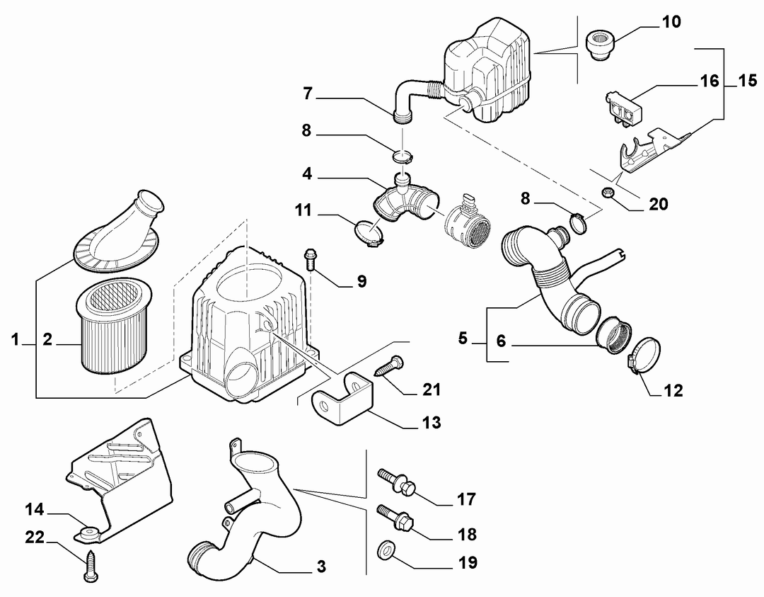 AIR FILTER AND PIPING 4