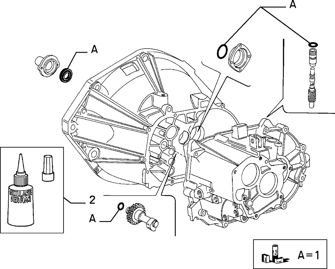 TRANSMISSION AND DIFFERENTIAL UNIT, CASING AND COVERS 3