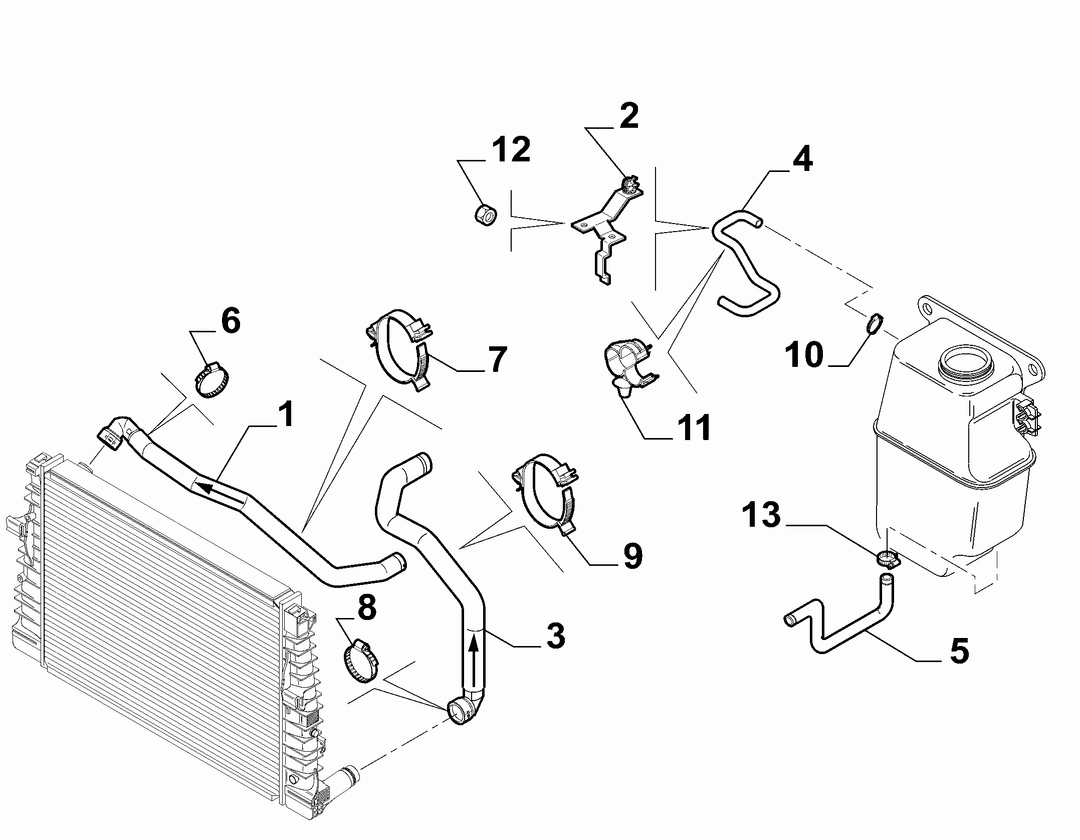 RADIATOR PIPING 7
