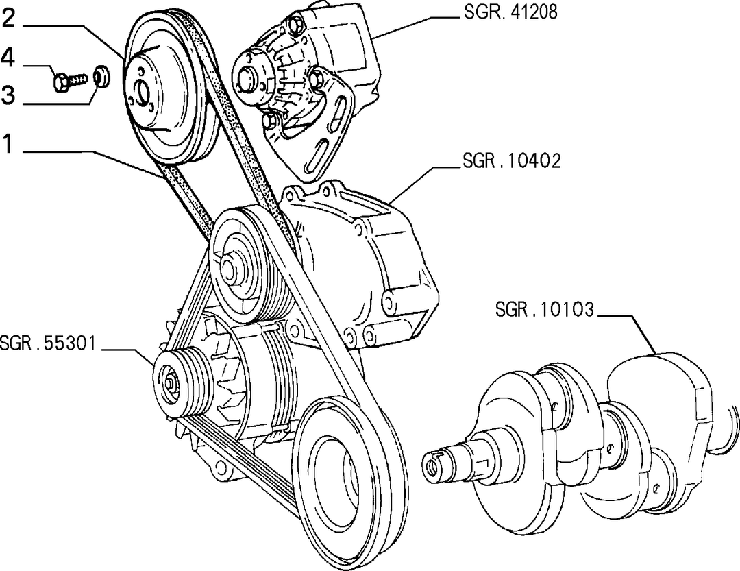 VARIOUS CONTROLS (BELTS AND PULLEYS) 9