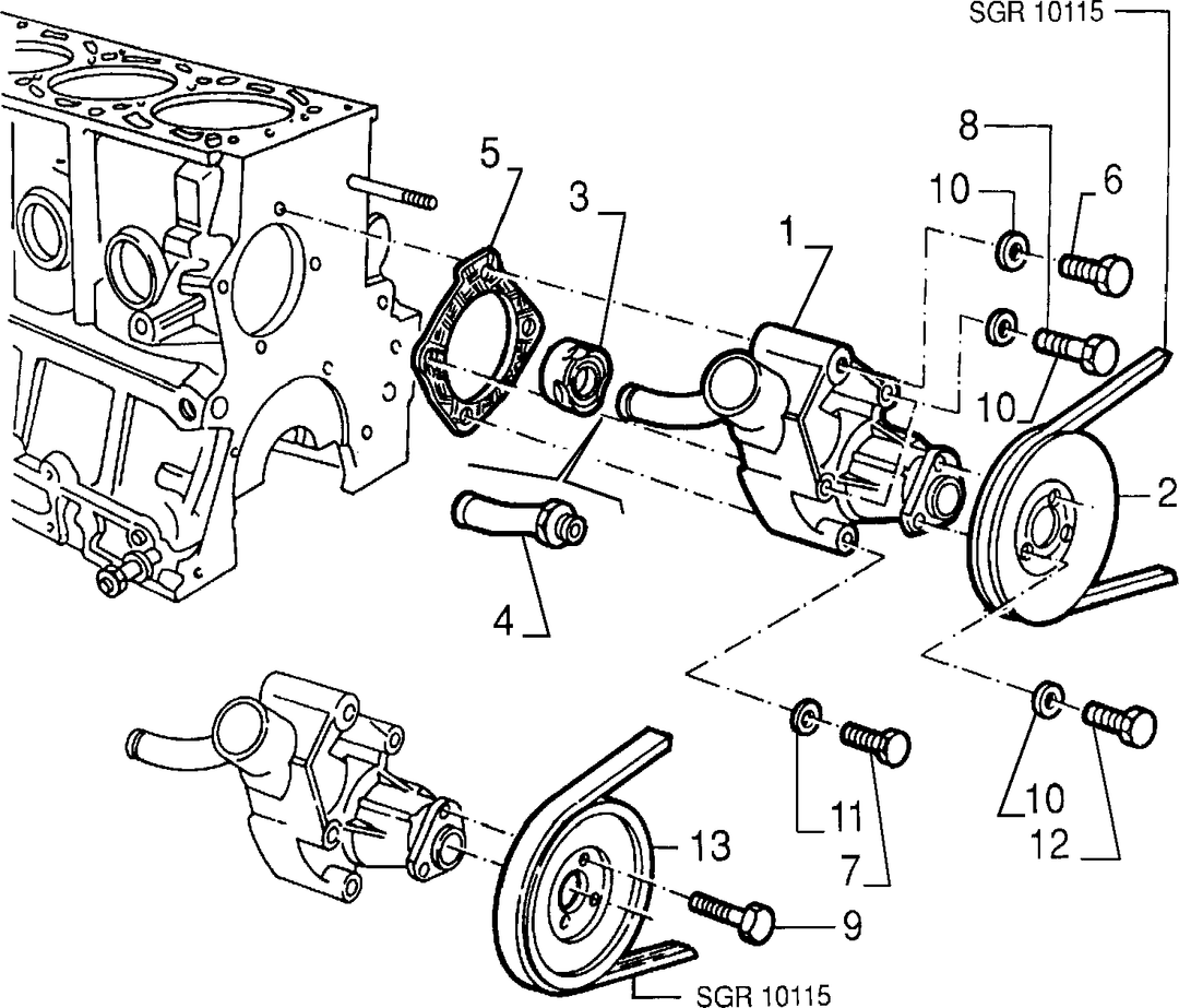 WATER PUMP AND LINES 1